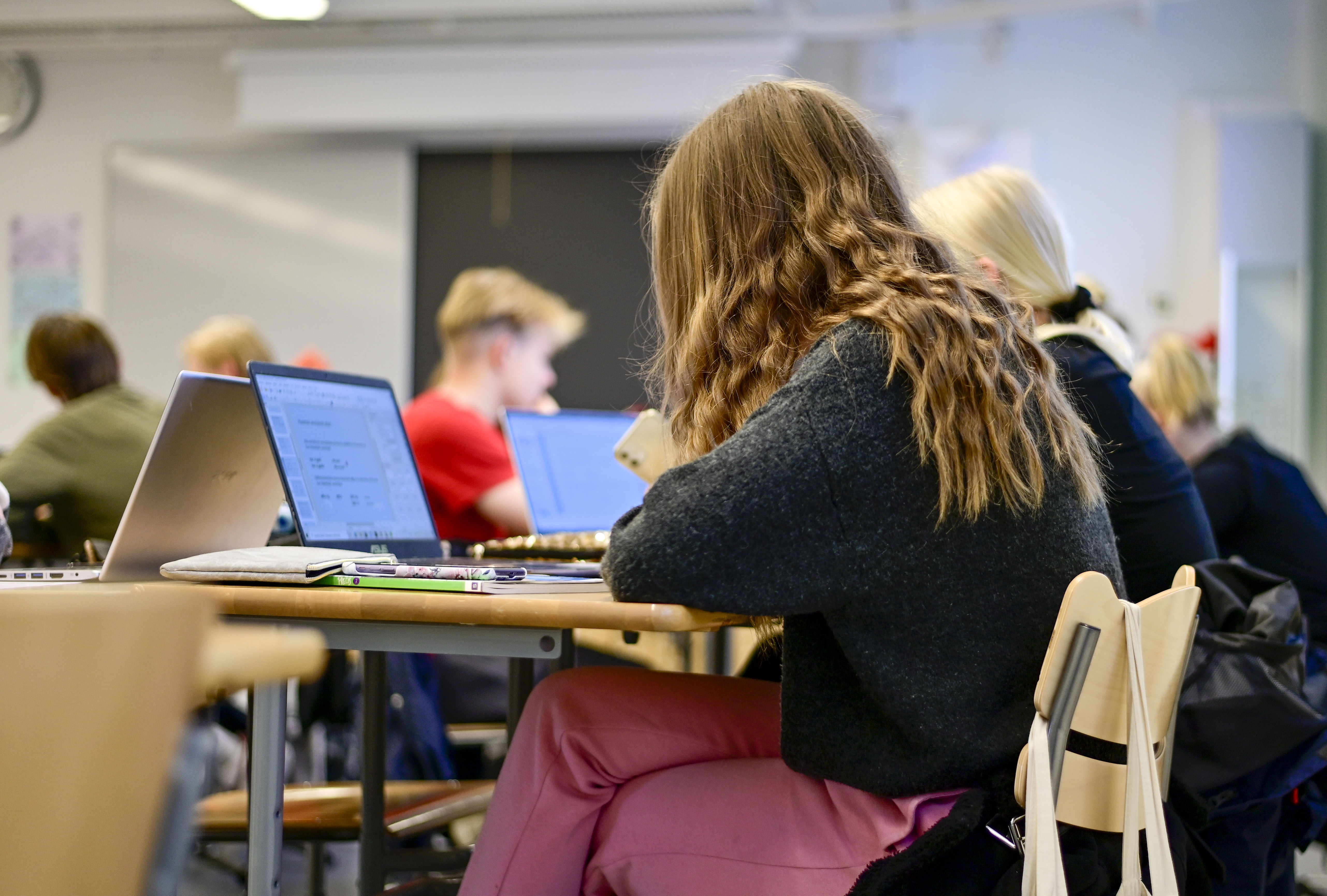 Oppituntitilanne, ryhmätyöskentelypisteet
